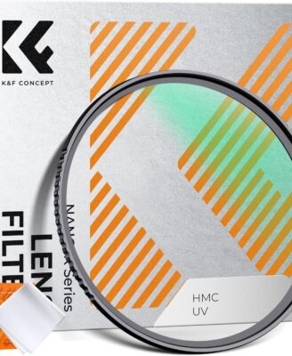 K&F CONCEPT 49mm MCUV Lens Protection Filter 18 Multi-Coated Camera Lens UV Filter Ultra Slim with Cleaning Cloth (K-Series)